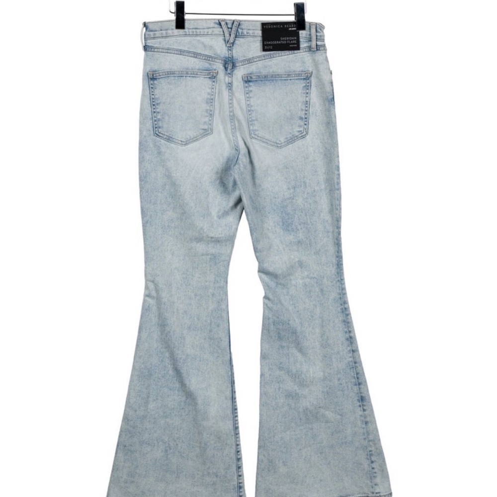 Veronica Beard High Rise Wide Leg Jeans